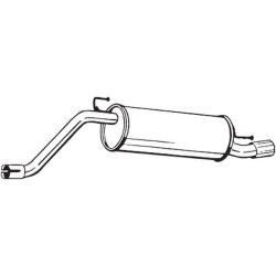 Galinis duslintuvas BOSAL 148-201