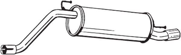 Galinis duslintuvas BOSAL 148-201