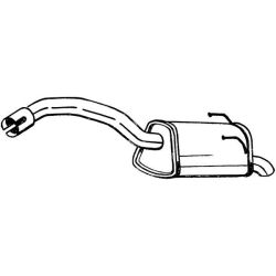 Galinis duslintuvas BOSAL 148-203