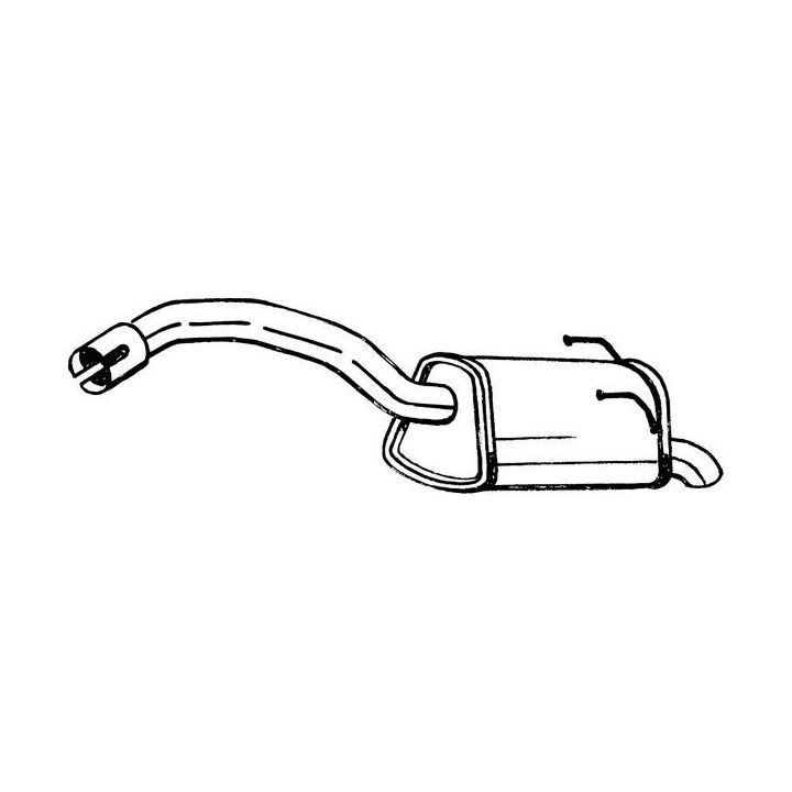 Galinis duslintuvas BOSAL 148-203