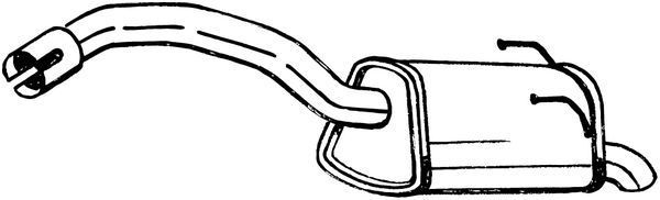 Galinis duslintuvas BOSAL 148-203