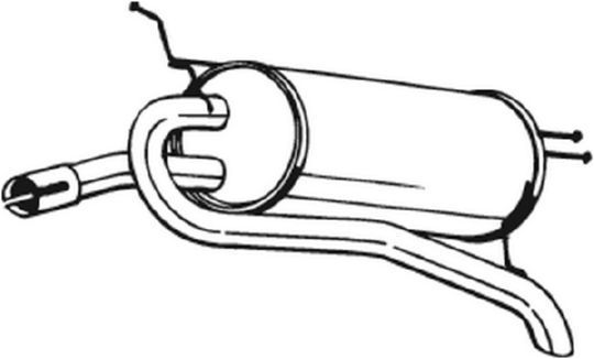 Galinis duslintuvas BOSAL 148-223