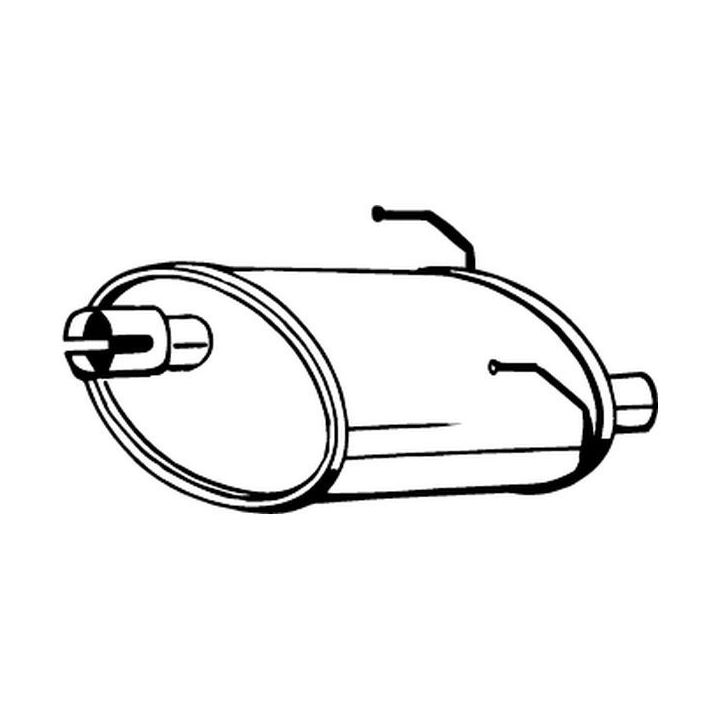 Galinis duslintuvas BOSAL 148-253