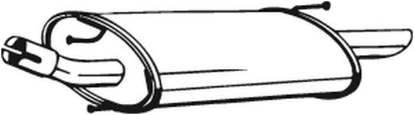 Galinis duslintuvas BOSAL 154-269