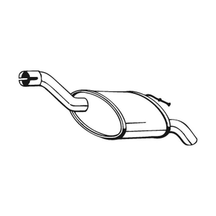 Galinis duslintuvas BOSAL 154-293