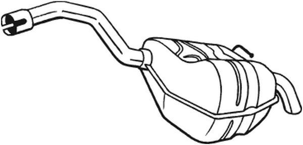 Galinis duslintuvas BOSAL 154-353