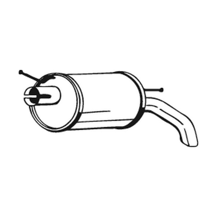 Galinis duslintuvas BOSAL 154-511