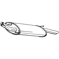 Galinis duslintuvas BOSAL 154-955