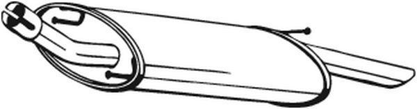 Galinis duslintuvas BOSAL 154-955