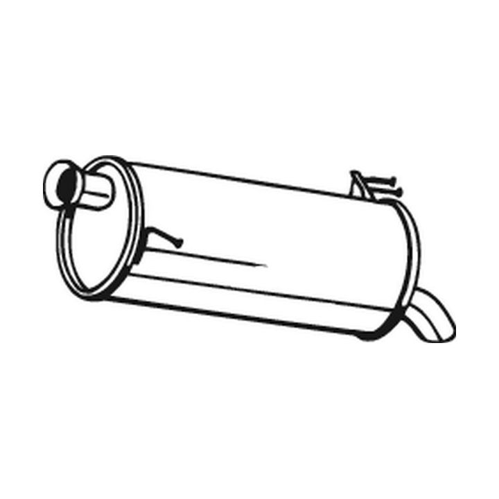 Galinis duslintuvas BOSAL 165-055