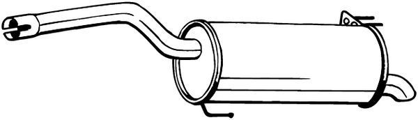 Galinis duslintuvas BOSAL 165-075