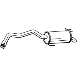 Galinis duslintuvas BOSAL 165-077