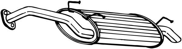 Galinis duslintuvas BOSAL 165-153