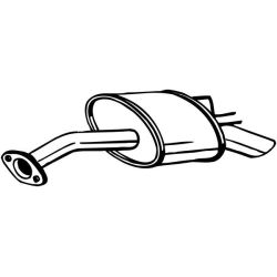 Galinis duslintuvas BOSAL 165-285