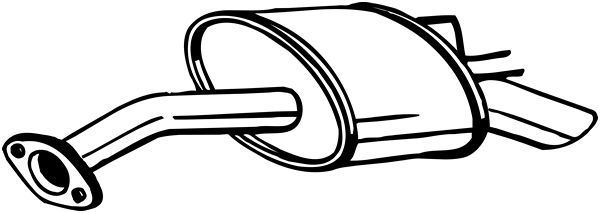 Galinis duslintuvas BOSAL 165-285