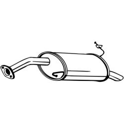 Galinis duslintuvas BOSAL 165-287