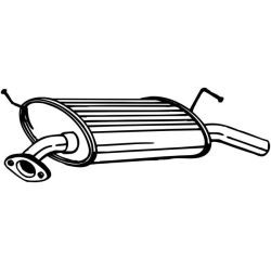 Galinis duslintuvas BOSAL 169-015