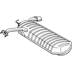 Galinis duslintuvas BOSAL 169-039