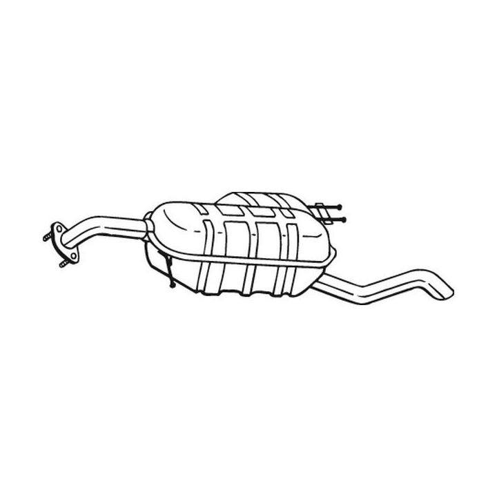 Galinis duslintuvas BOSAL 169-043