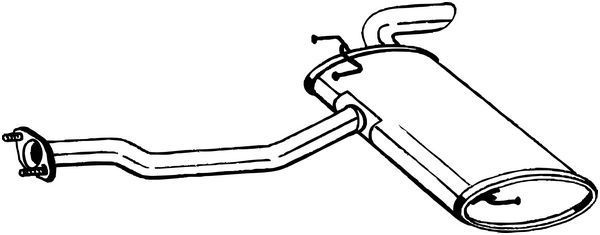 Galinis duslintuvas BOSAL 169-073