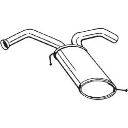 Galinis duslintuvas BOSAL 169-075