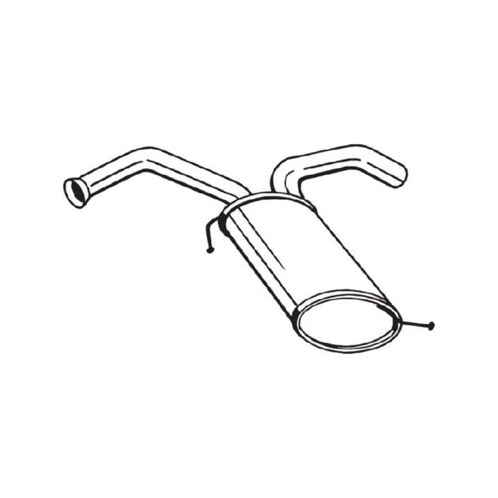 Galinis duslintuvas BOSAL 169-075