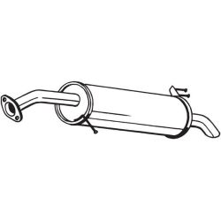 Galinis duslintuvas BOSAL 169-079