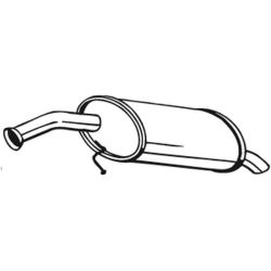 Galinis duslintuvas BOSAL 169-217