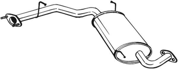 Galinis duslintuvas BOSAL 169-219