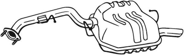 Galinis duslintuvas BOSAL 171-025