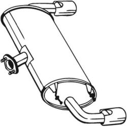 Galinis duslintuvas BOSAL 171-029