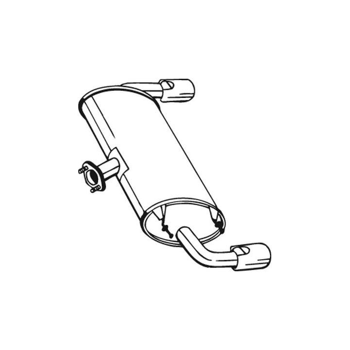 Galinis duslintuvas BOSAL 171-029