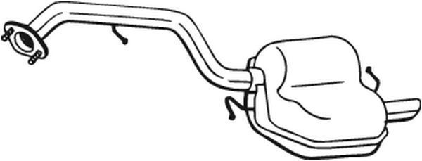 Galinis duslintuvas BOSAL 171-035