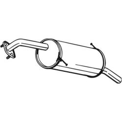 Galinis duslintuvas BOSAL 171-051