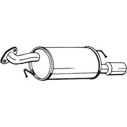 Galinis duslintuvas BOSAL 171-179