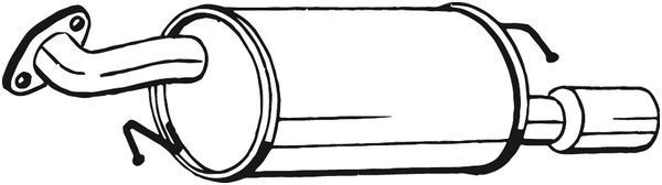 Galinis duslintuvas BOSAL 171-179