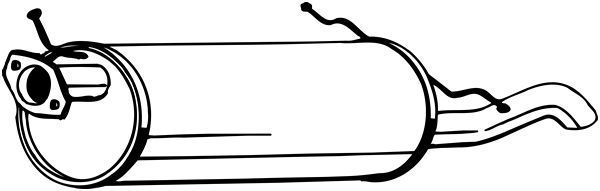 Galinis duslintuvas BOSAL 171-577