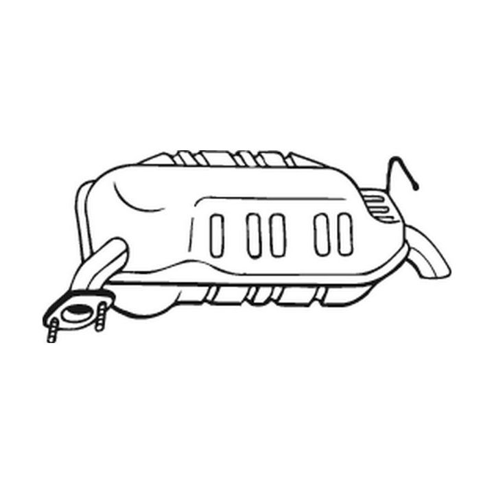 Galinis duslintuvas BOSAL 171-635