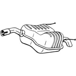 Galinis duslintuvas BOSAL 185-001