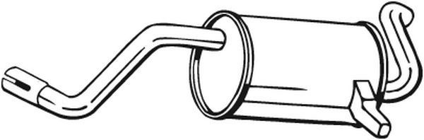 Galinis duslintuvas BOSAL 200-045