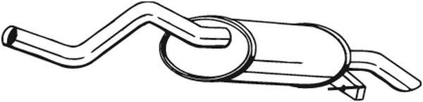 Galinis duslintuvas BOSAL 200-069