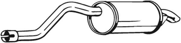 Galinis duslintuvas BOSAL 200-081