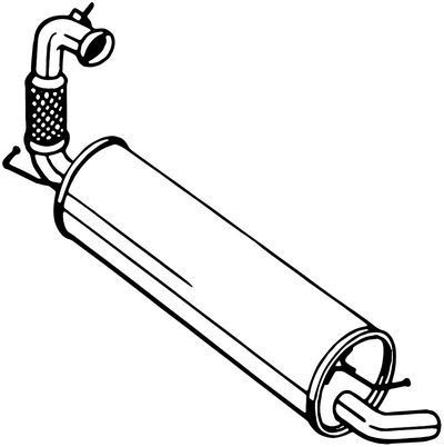 Galinis duslintuvas BOSAL 200-143