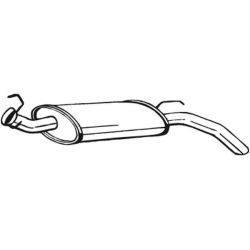 Galinis duslintuvas BOSAL 200-507