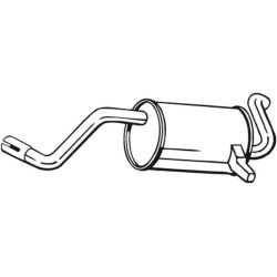 Galinis duslintuvas BOSAL 200-523