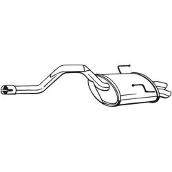 Galinis duslintuvas BOSAL 200-803