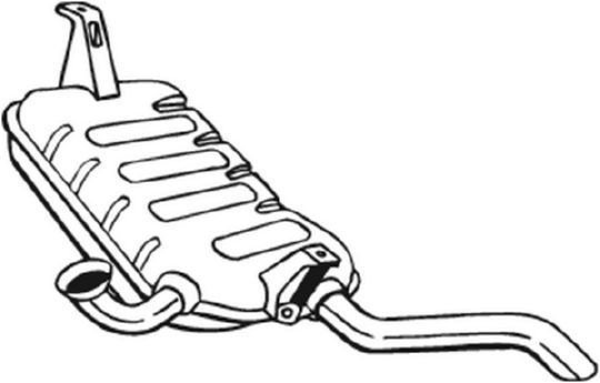 Galinis duslintuvas BOSAL 200-809