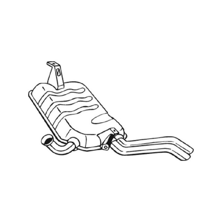 Galinis duslintuvas BOSAL 200-823