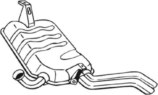 Galinis duslintuvas BOSAL 200-823