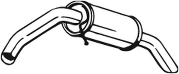 Galinis duslintuvas BOSAL 211-001